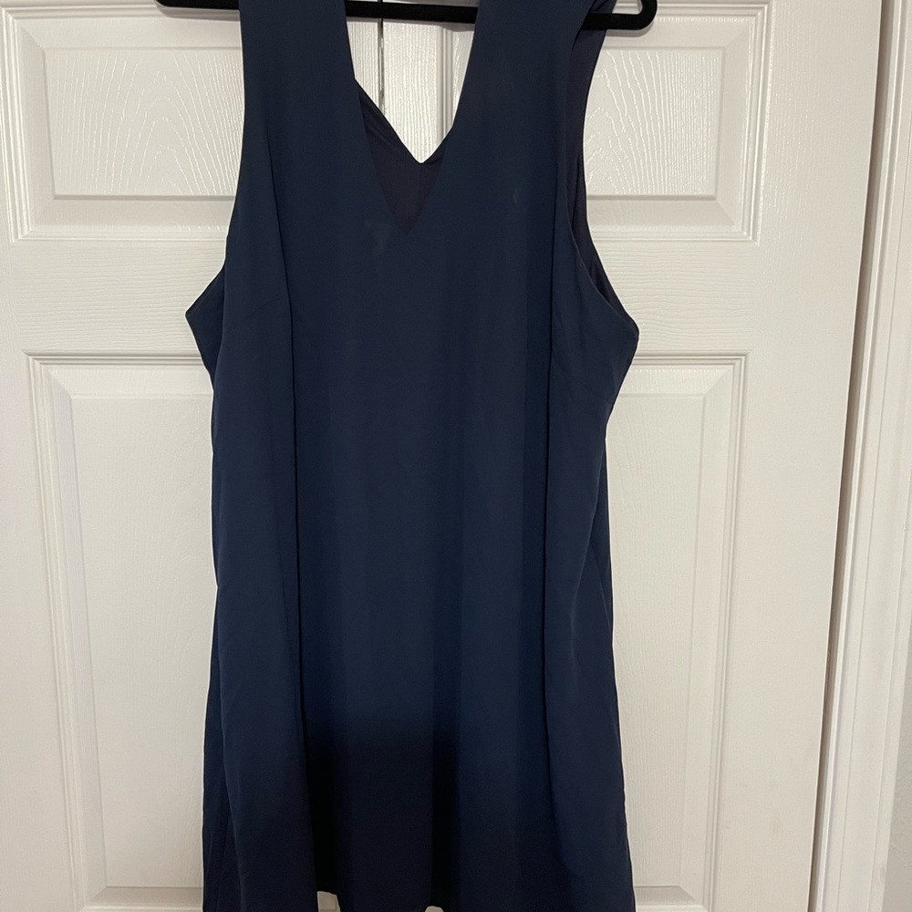 Navy Plus Cocktail Dress